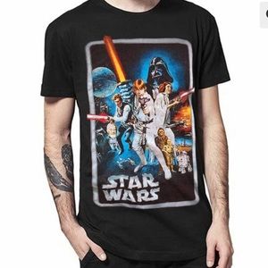 NWOT  Star Wars A New Hope Poster T-Shirt Vintage